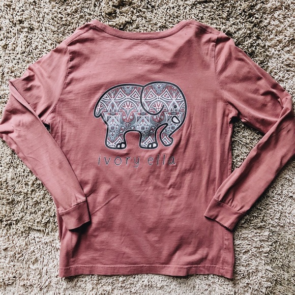 3/30 ivory ella fit long sleeve shirt - Picture 6 of 8